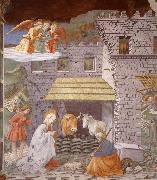 Fra Filippo Lippi The Nativity and Adoration of the Shepherds Spain oil painting artist